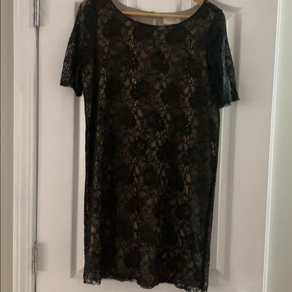 Black Lace LBD semi formal dress, size M